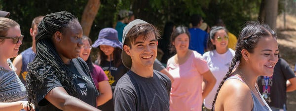 Ropes Course participants