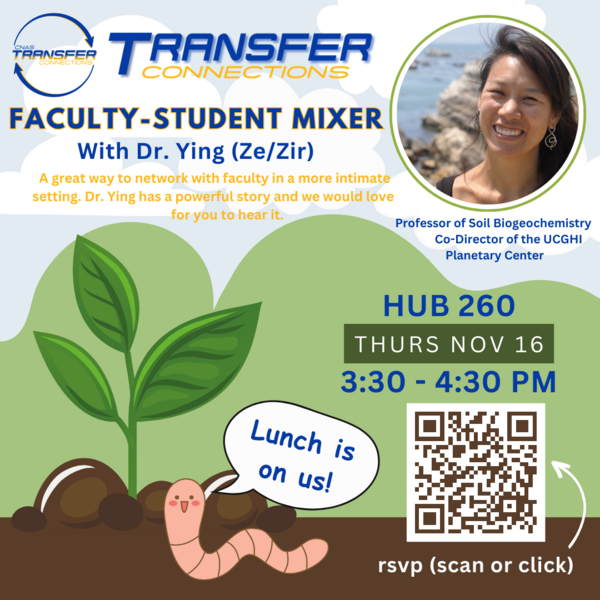 Faculty-Student Mixer With Dr. Ying (Ze/Zir)